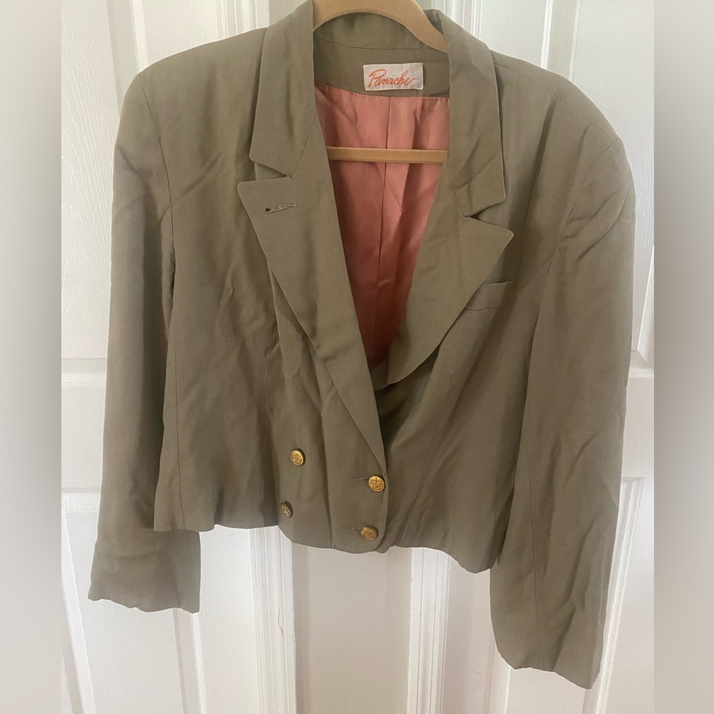 Panache/Jacket/Vintage/Double-Breasted/ Women’s Size 14/Excellent Condition